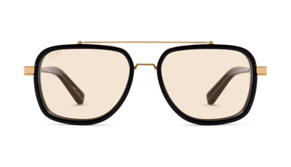 9FIVE Crowns Black & Gold - Bronze Sunglasses