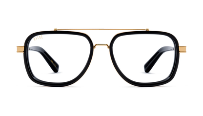 9FIVE Crowns Black &amp; Gold - Clear Lens