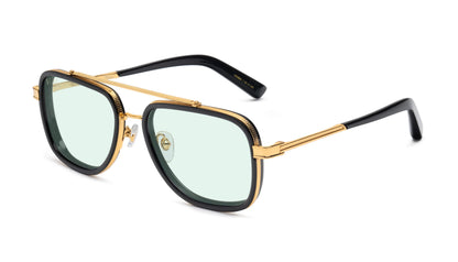 9FIVE Crowns Black & Gold - Jade/Green Photochromic Lens