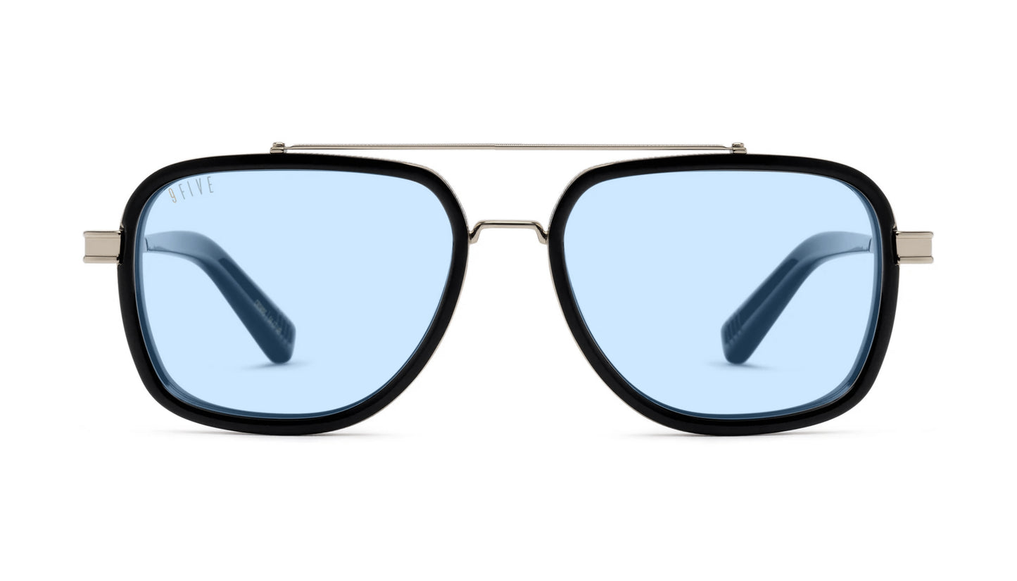 9FIVE Crowns Platinum - Crystal Blue Sunglasses