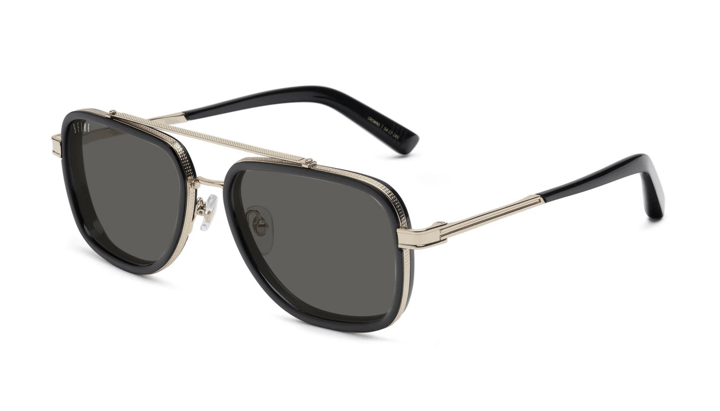 9FIVE Crowns Platinum - Dark Gray Sunglasses