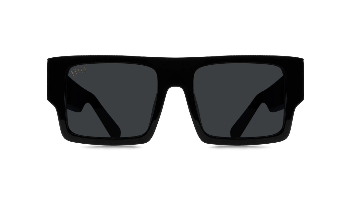 9FIVE Diego Black &amp; Gold Sunglasses