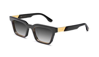 9FIVE EM4 Black &amp; Gold - Gradient Sunglasses