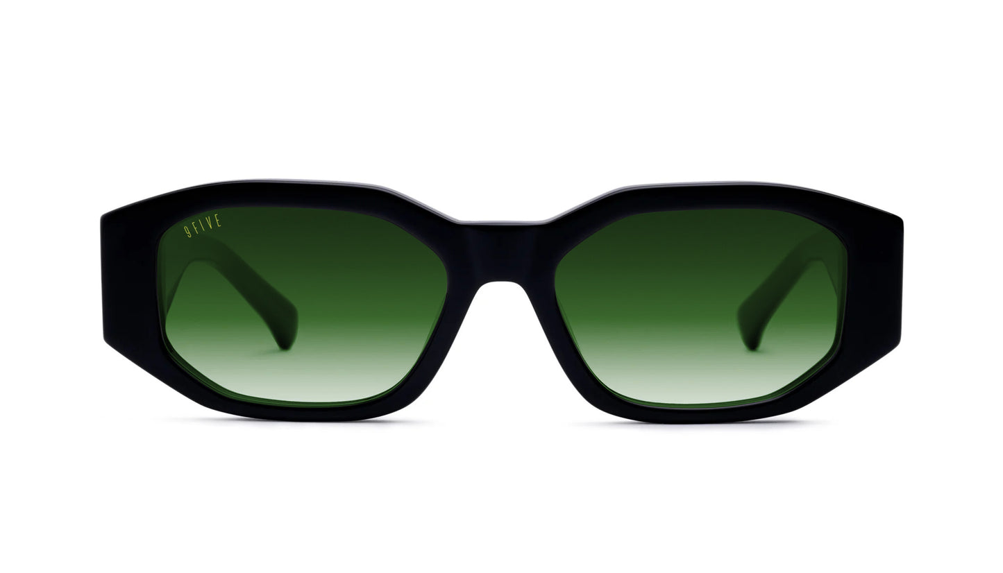 9FIVE Levels Black & Gold Green Gradient Lens