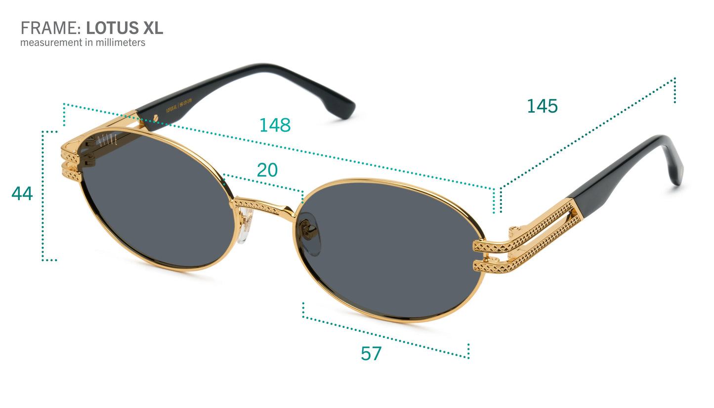 9FIVE Lotus XL Gold - Clear Lens