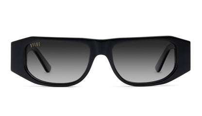 9FIVE Novem Black &amp; Gold - Gradient Sunglasses