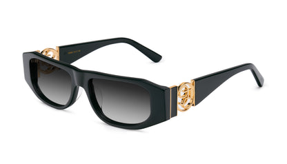 9FIVE Novem Black &amp; Gold - Gradient Sunglasses