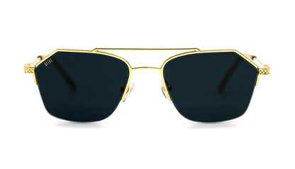 9FIVE Quarter AC Black &amp; Gold Sunglasses 