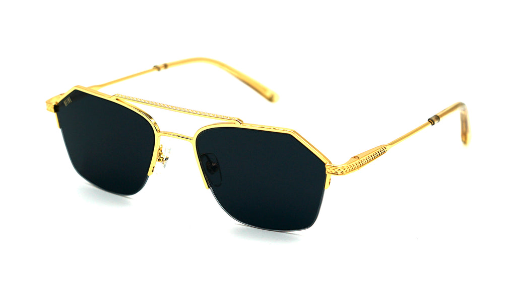 9FIVE Quarter AC Black & Gold Sunglasses