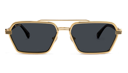 9FIVE Reigns XL Black & Gold - Sunglasses