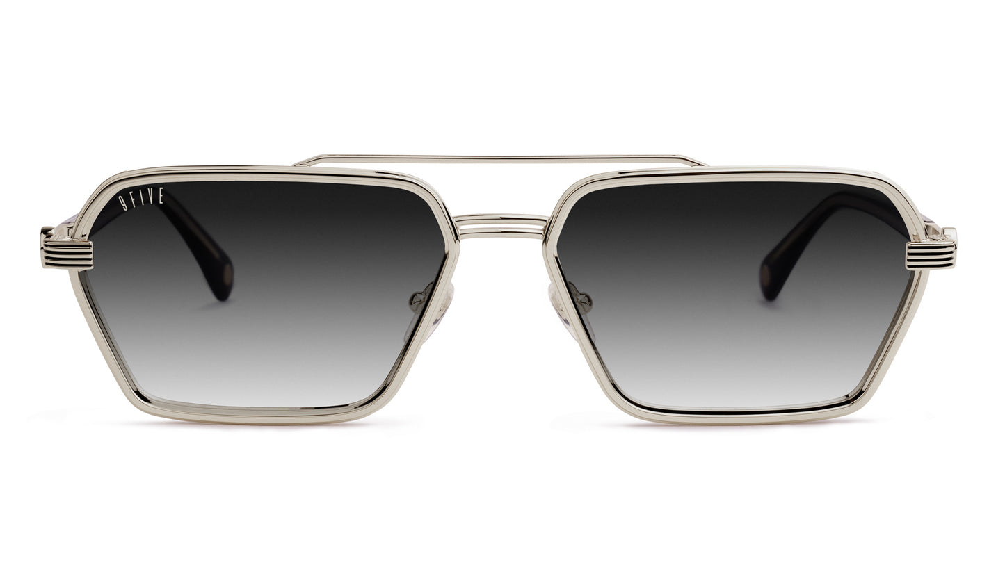 9FIVE Reigns XL Platinum - Dark grey & Olive lens