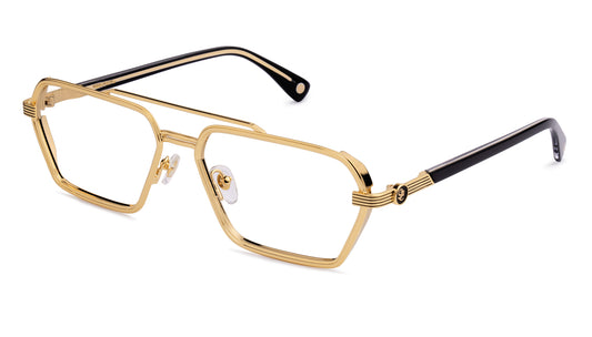 9FIVE Reigns XL Black & Gold - Clear Lens