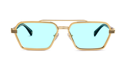 9FIVE Reigns Black & Gold - Blue Photochromic Lens