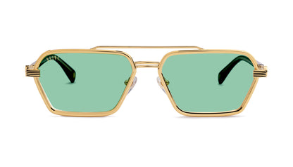 9FIVE Reigns Black & Gold - Jade/Green Photochromic Lens
