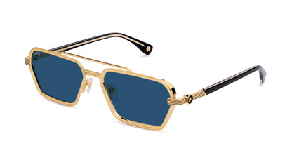 9FIVE Reigns Black & Gold - Blue Photochromic Lens