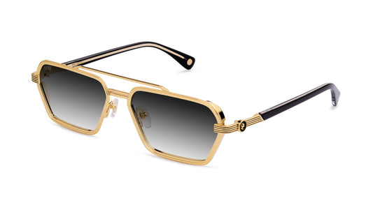 9FIVE Reigns Black &amp; Gold - Black Gradient Lens