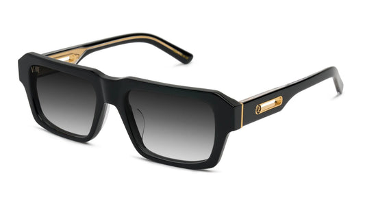 9FIVE Rook Black & Gold - Black Gradient Lens