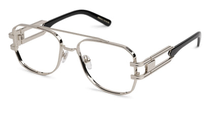9FIVE Royals XL Black & Platinum - Clear Lens