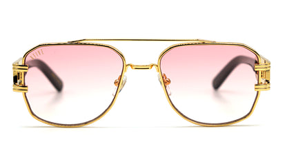 Special Edition: 9FIVE Royals XL Gold w/ Pink Lens