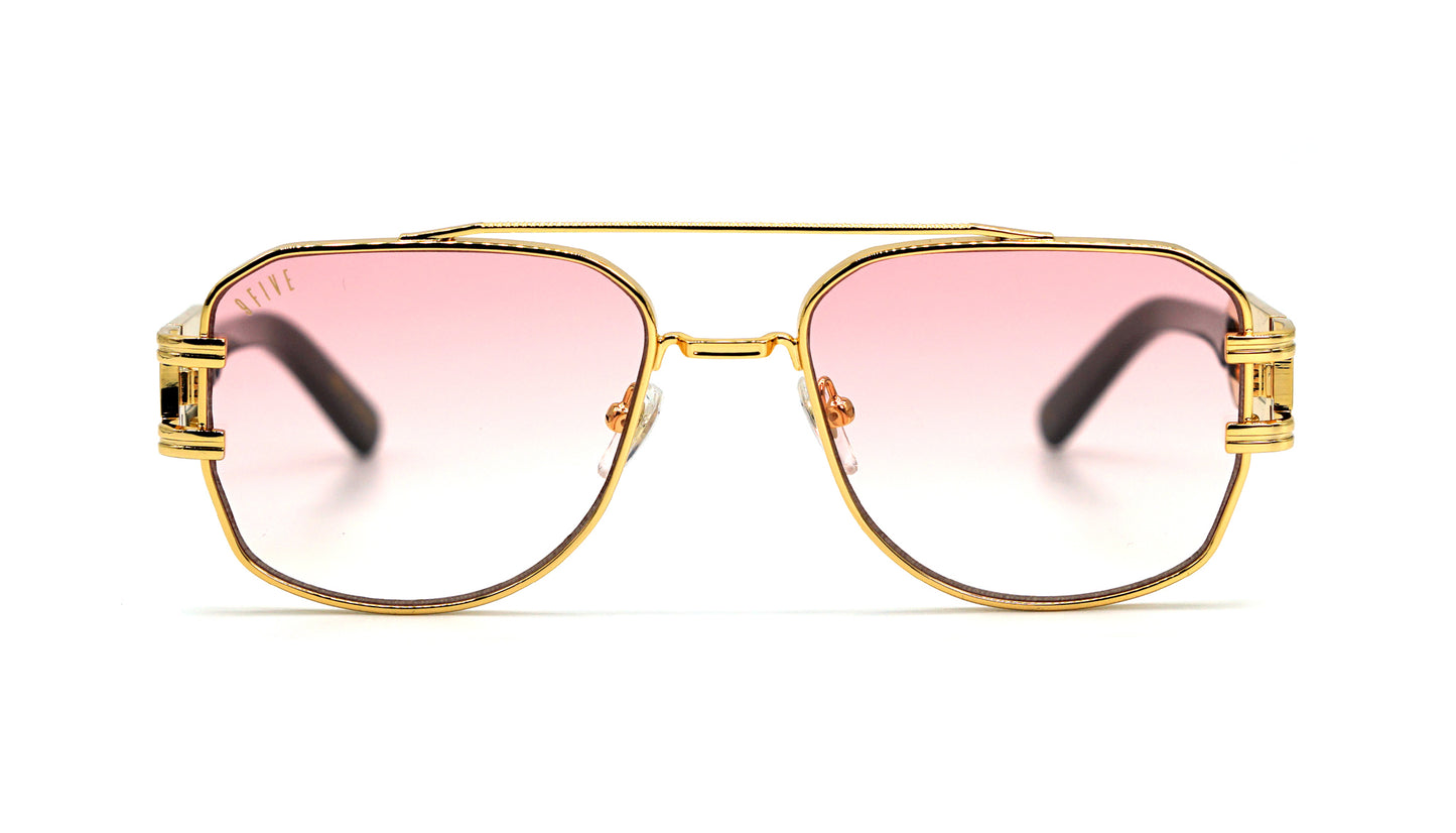 Special Edition: 9FIVE Royals Gold w/ Pink Lens