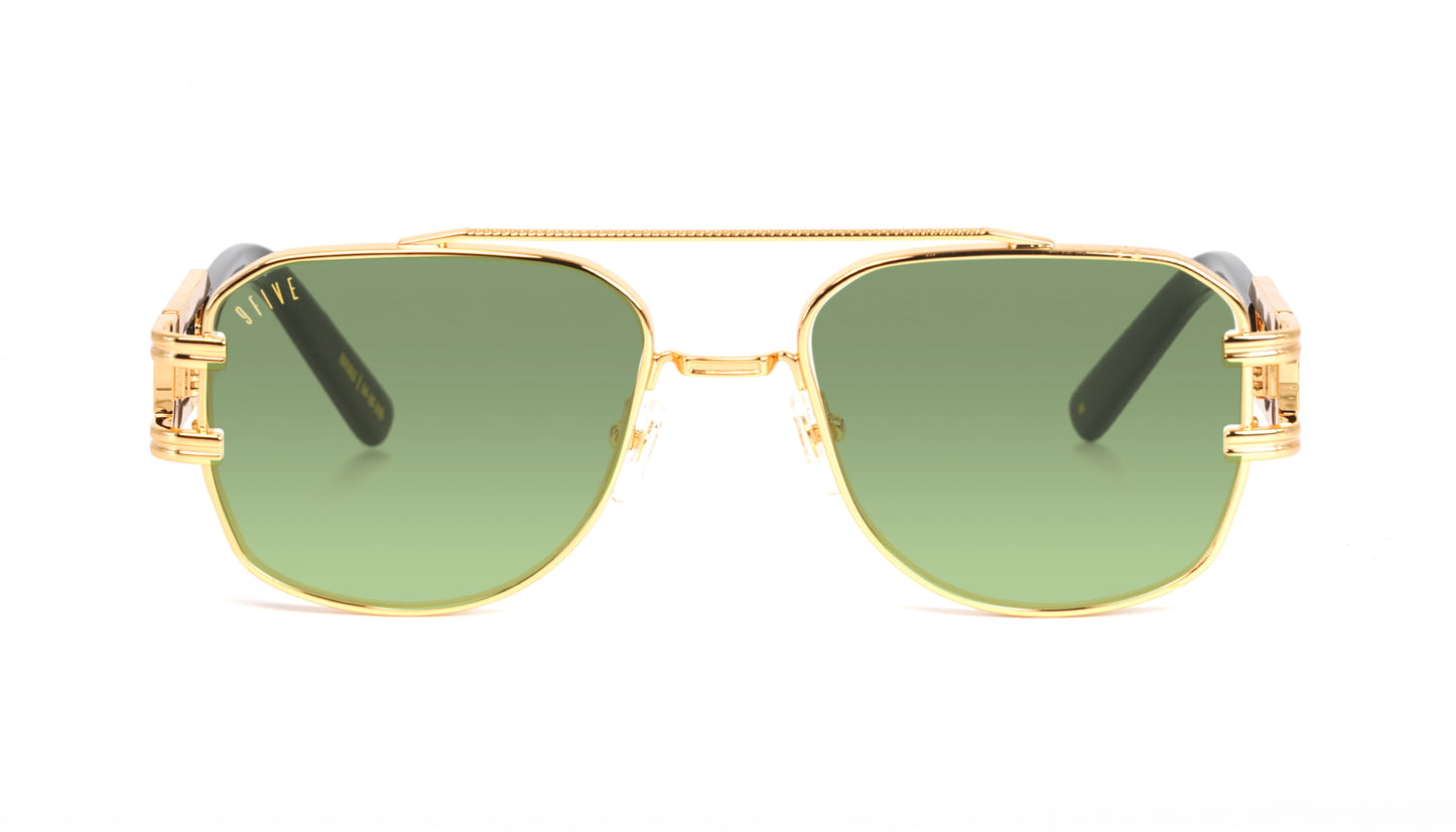 9FIVE Royals Black & Gold - Olive Gradient Lens