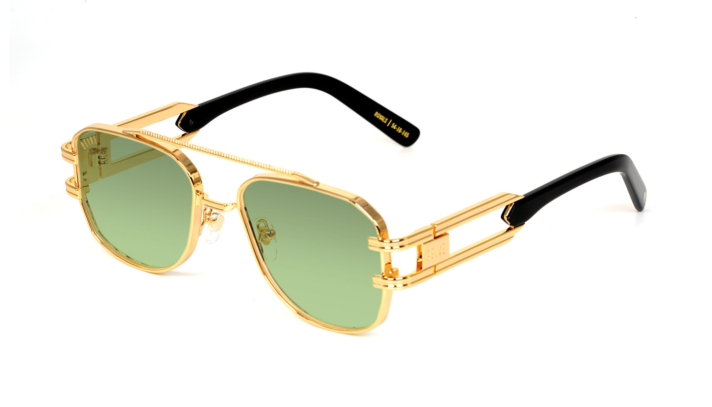 9FIVE Royals Black & Gold - Olive Gradient Lens