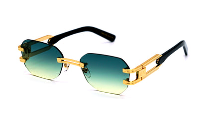 EU Exclusive: 9FIVE Royals Lite Black & Gold – Blue & Yellow Lens