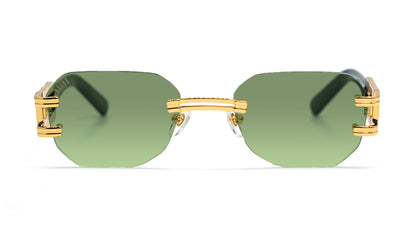 9FIVE Royals Lite Black & Gold – Olive gradient lens
