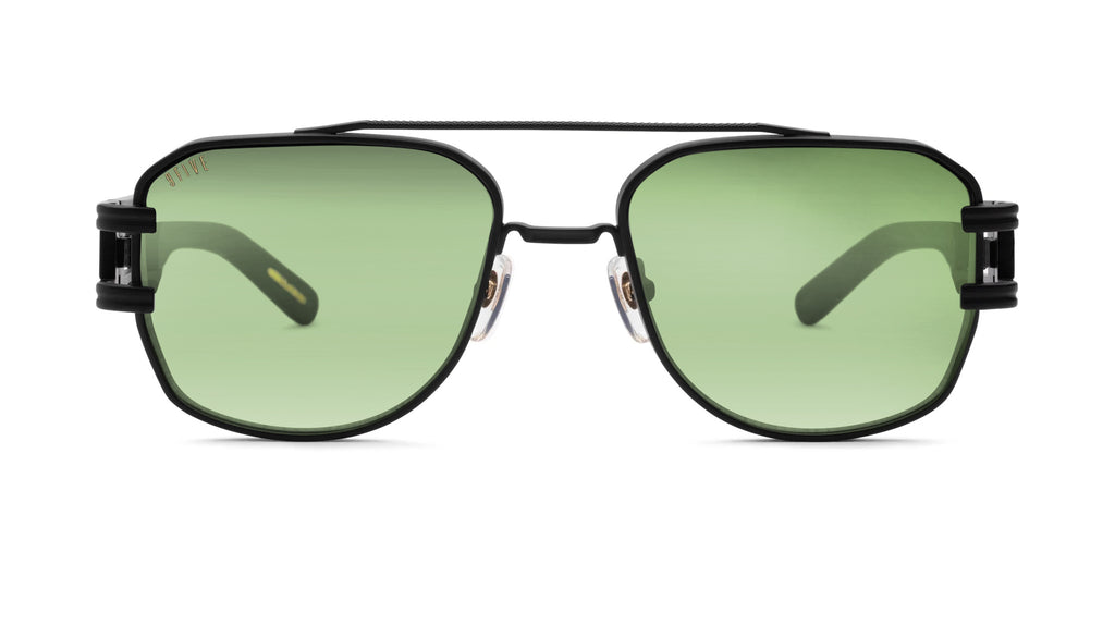 9FIVE Royals Matte Black - Olive gradient Lens