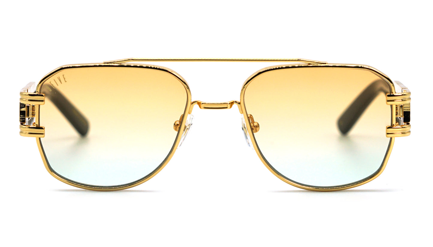 Special Edition: 9FIVE Royals XL Gold w/ Bicolor Orange Lens