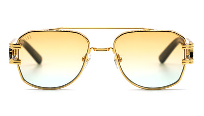 Special Edition: 9FIVE Royals XL Gold w/ Bicolor Orange Lens