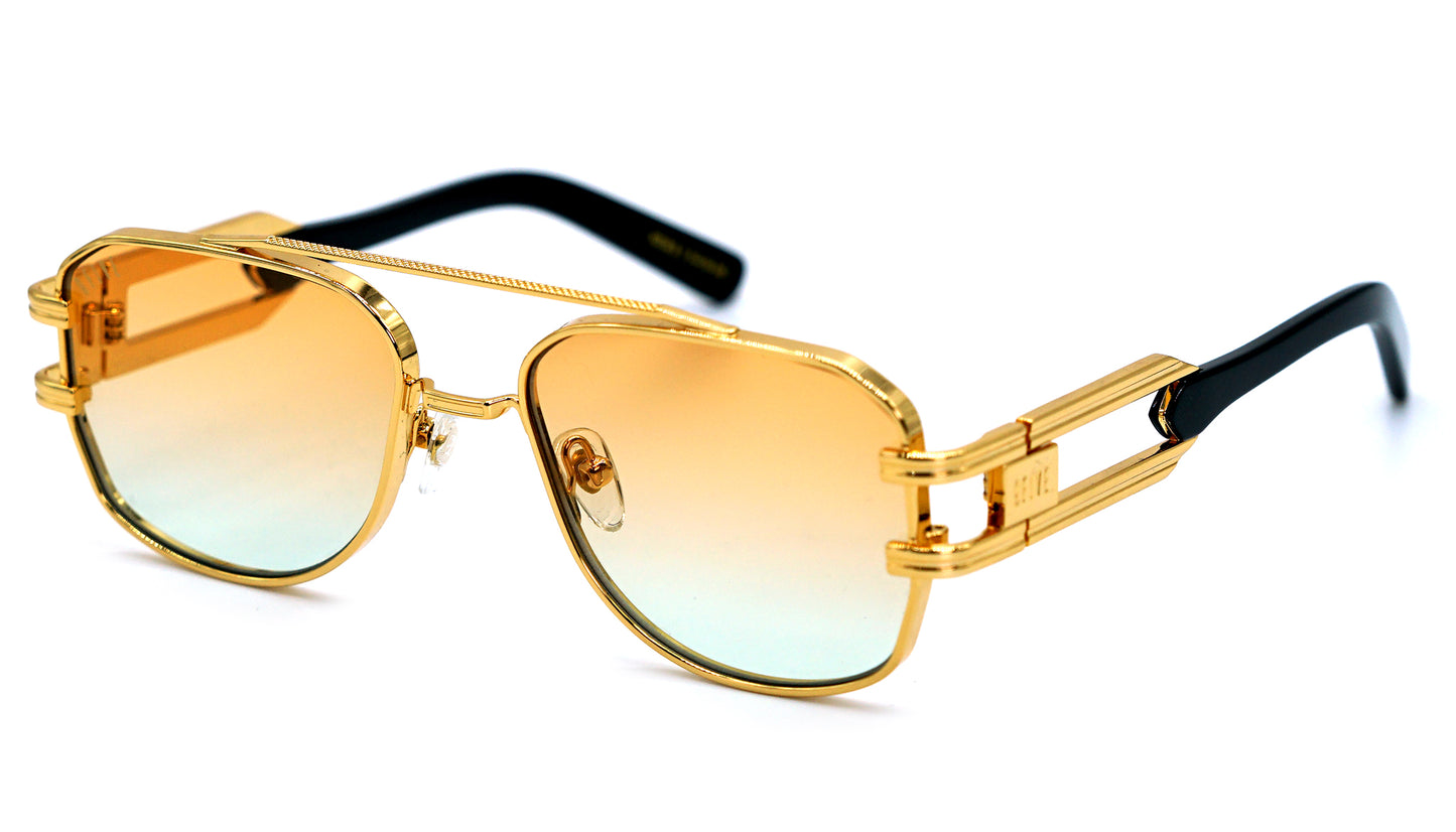 Special Edition: 9FIVE Royals XL Gold w/ Bicolor Orange Lens