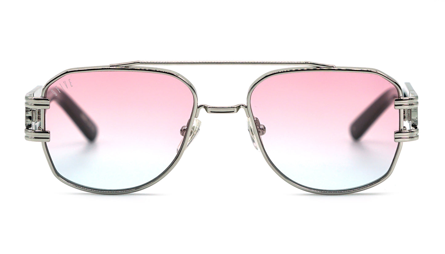 Special Edition: 9FIVE Royals XL Platinum w/ Bicolor Pink Lens