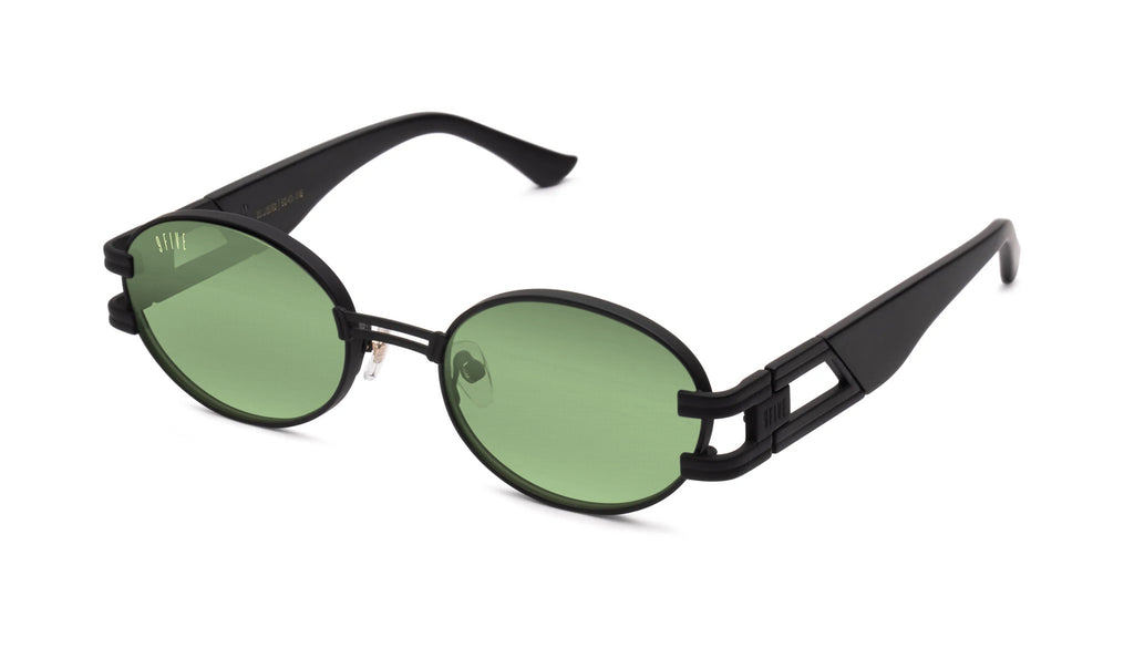 9FIVE St. James Matte Black - Olive gradient Lens