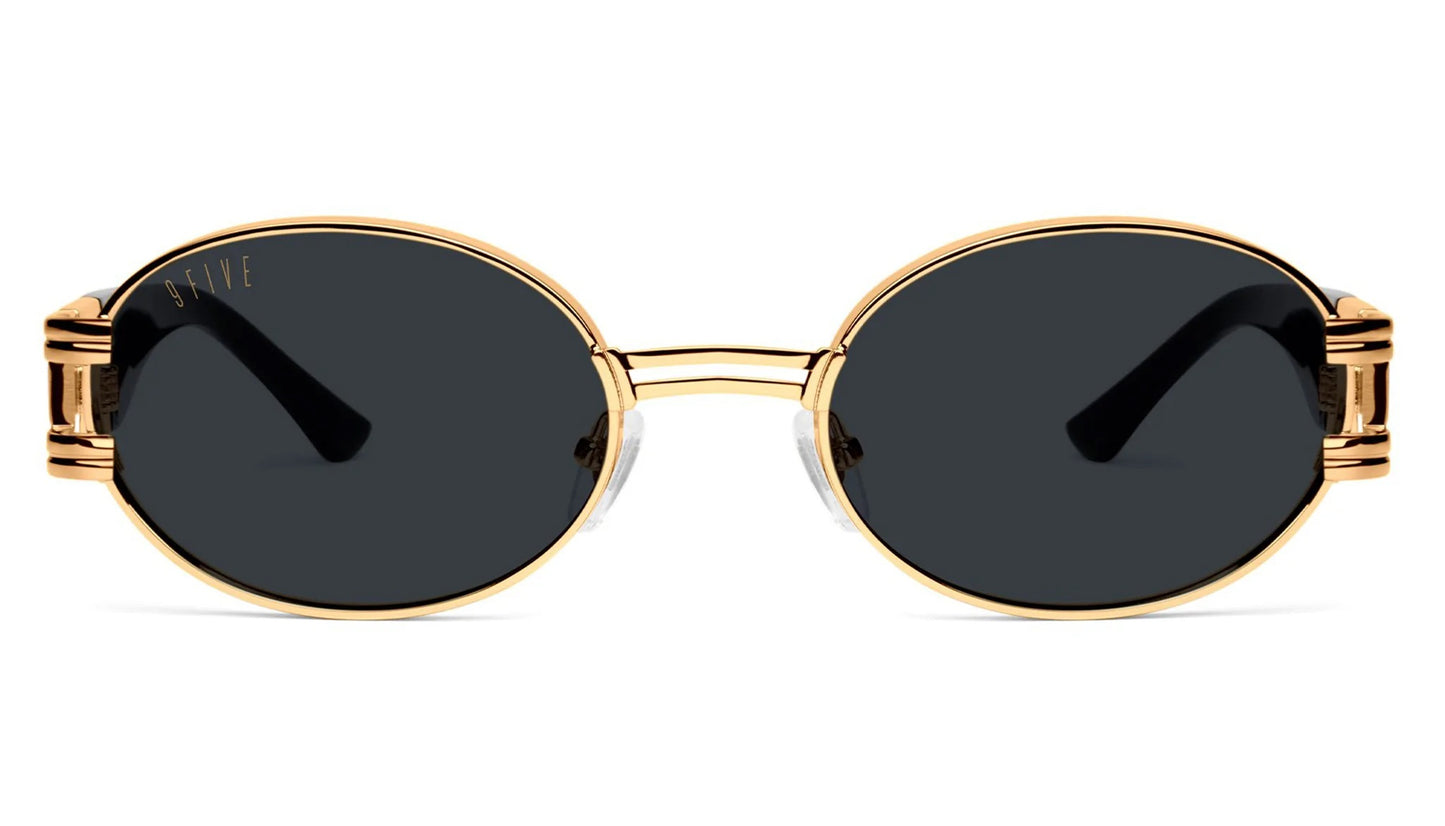 9FIVE St. James – Special <strong>XL </strong> sizing – Black &amp; Gold – Sunglasses