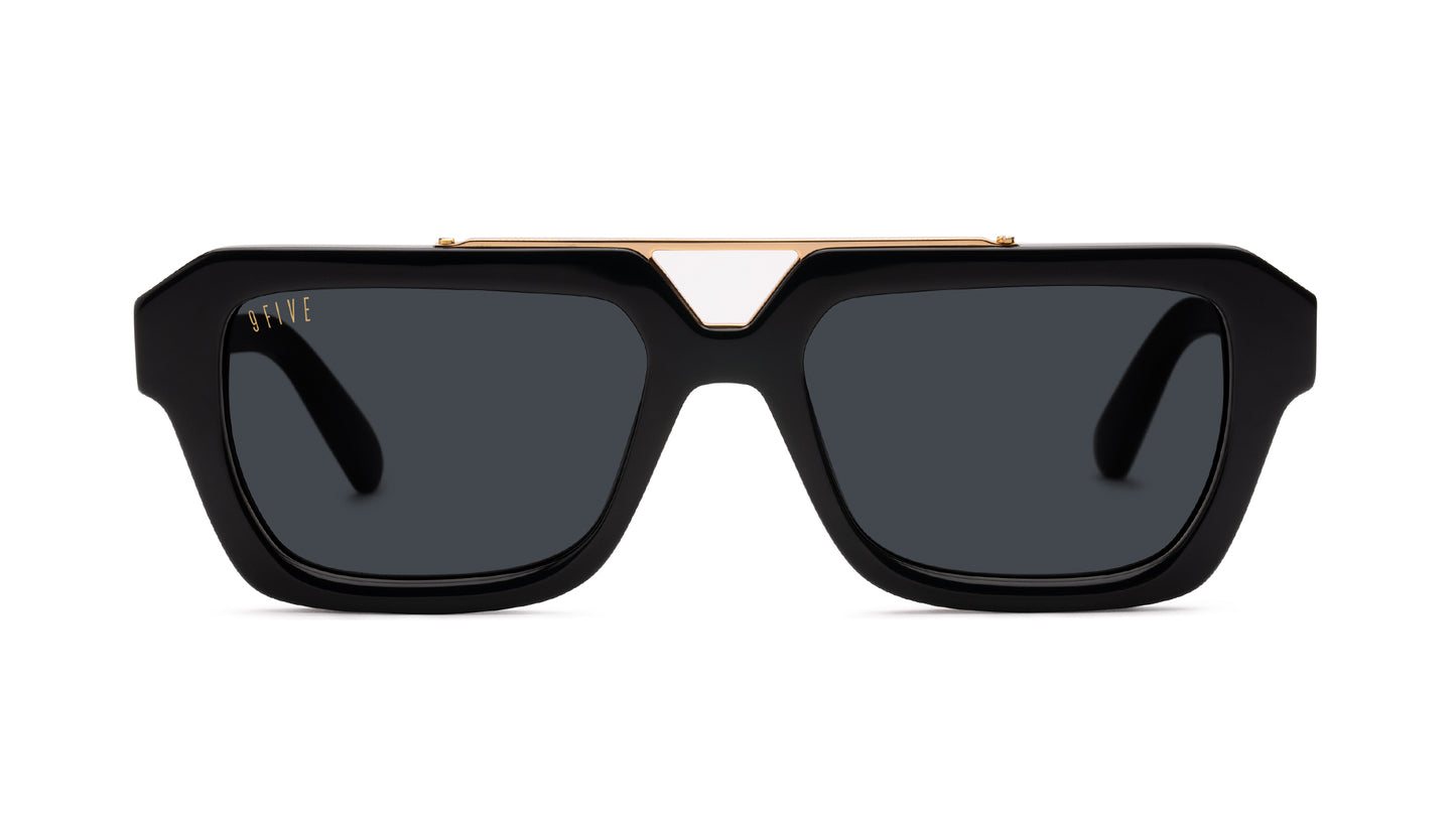 9FIVE Valley - Black &amp; Gold - Sunglasses