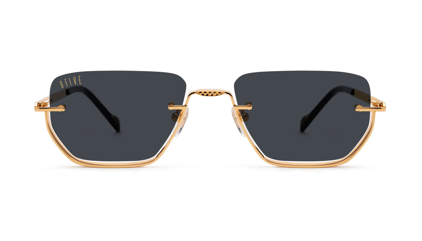 9FIVE Villa Black &amp; Gold - Sunglasses