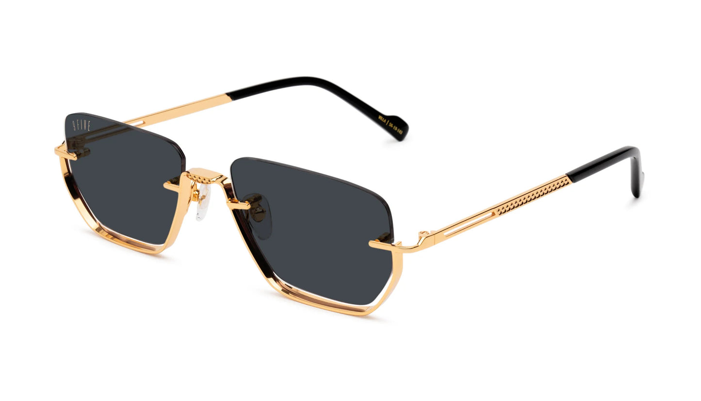 9FIVE Villa Black &amp; Gold - Sunglasses