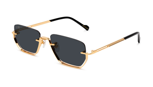 9FIVE Villa Black & Gold - Sunglasses