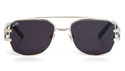 9FIVE Royals – Special XL sizing – Black &amp; Platinum Sunglasses