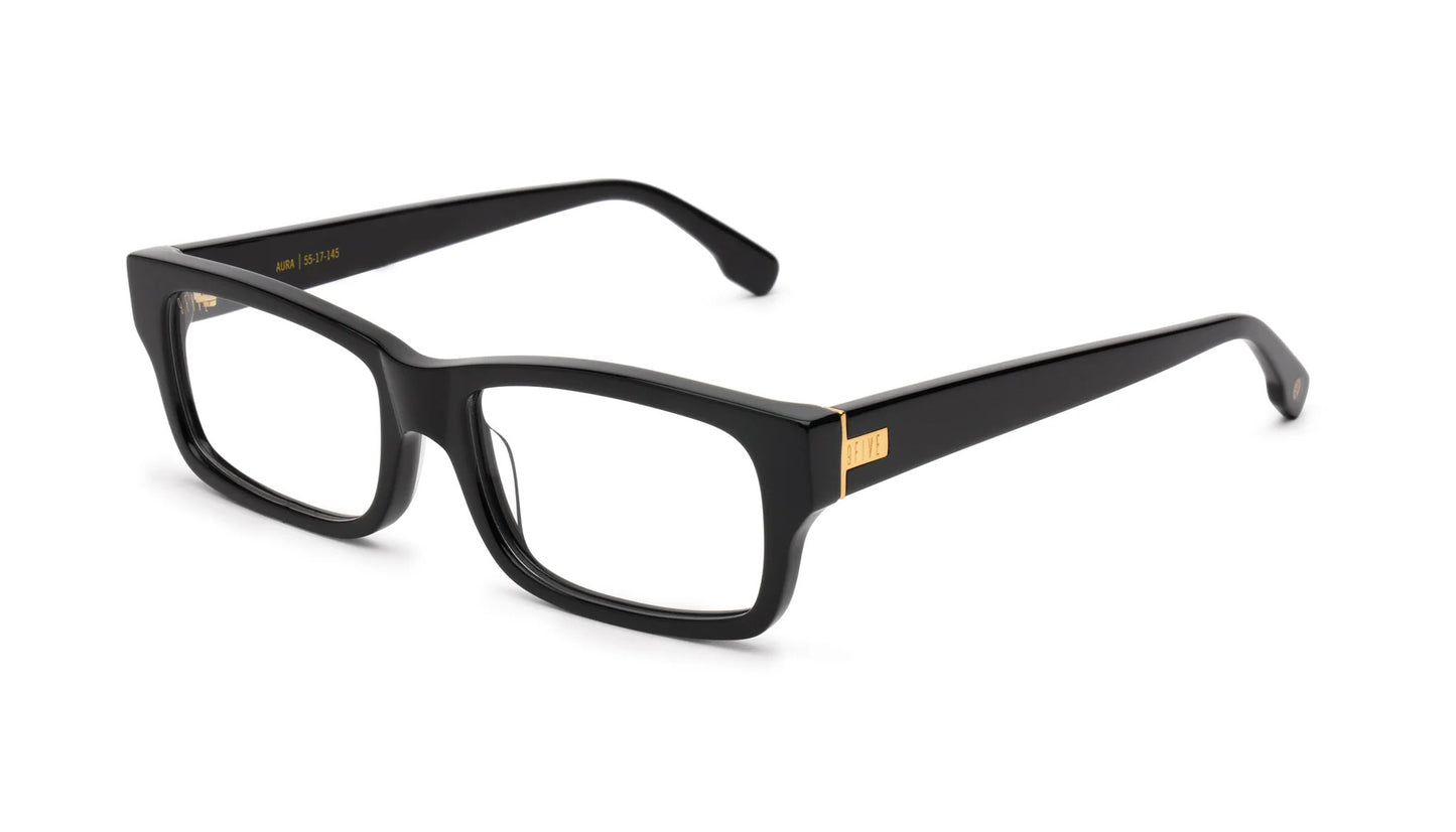 9FIVE Aura Black Clear Lens