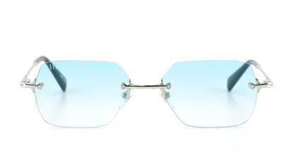 Special Edition: 9FIVE Clarity Lite Platinum w/ Light Blue Lens