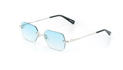 Special Edition: 9FIVE Clarity Lite Platinum w/ Light Blue Lens