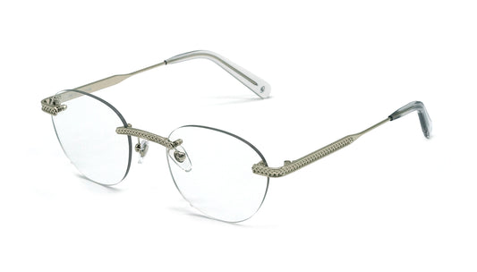 9FIVE Dime Lite Platinum Clear Lens Glasses