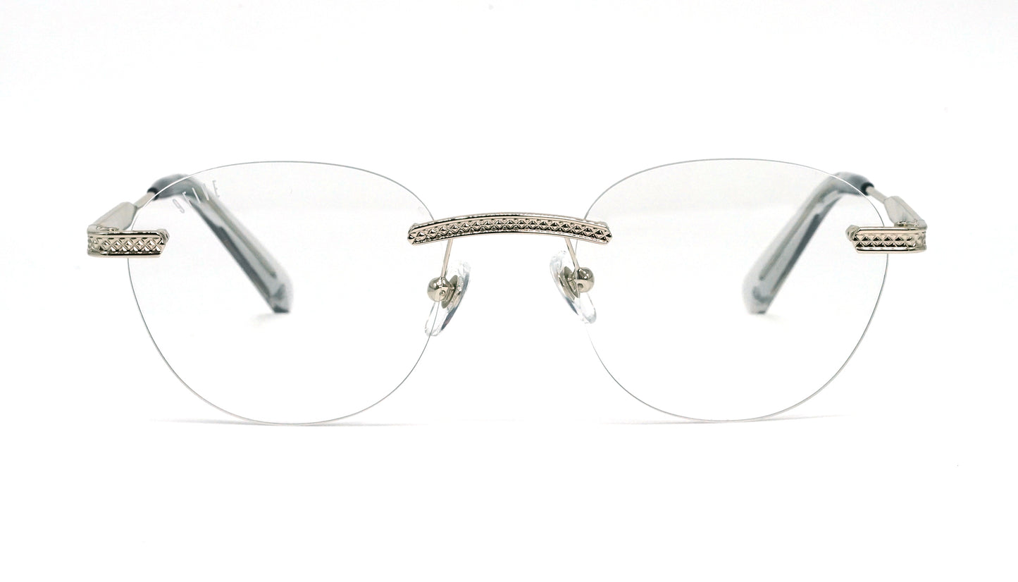 9FIVE Dime Lite Platinum Clear Lens Glasses