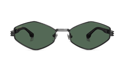 9FIVE Iris Rhombus Gun Metal - Dark Olive Lens