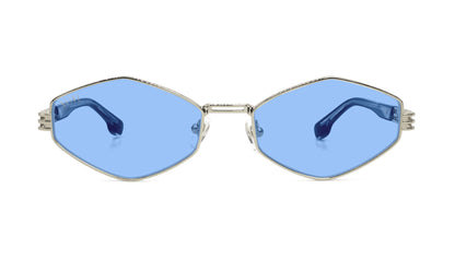 9FIVE Iris Rhombus Platinum - Crystal Blue Lens