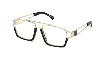 9FIVE Kingpin Platinum Clear Lens Glasses
