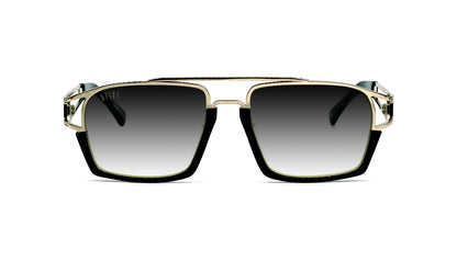 9FIVE Kingpin Black &amp; Gold - Gradient Sunglasses