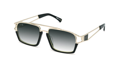 9FIVE Kingpin Black &amp; Gold - Gradient Sunglasses